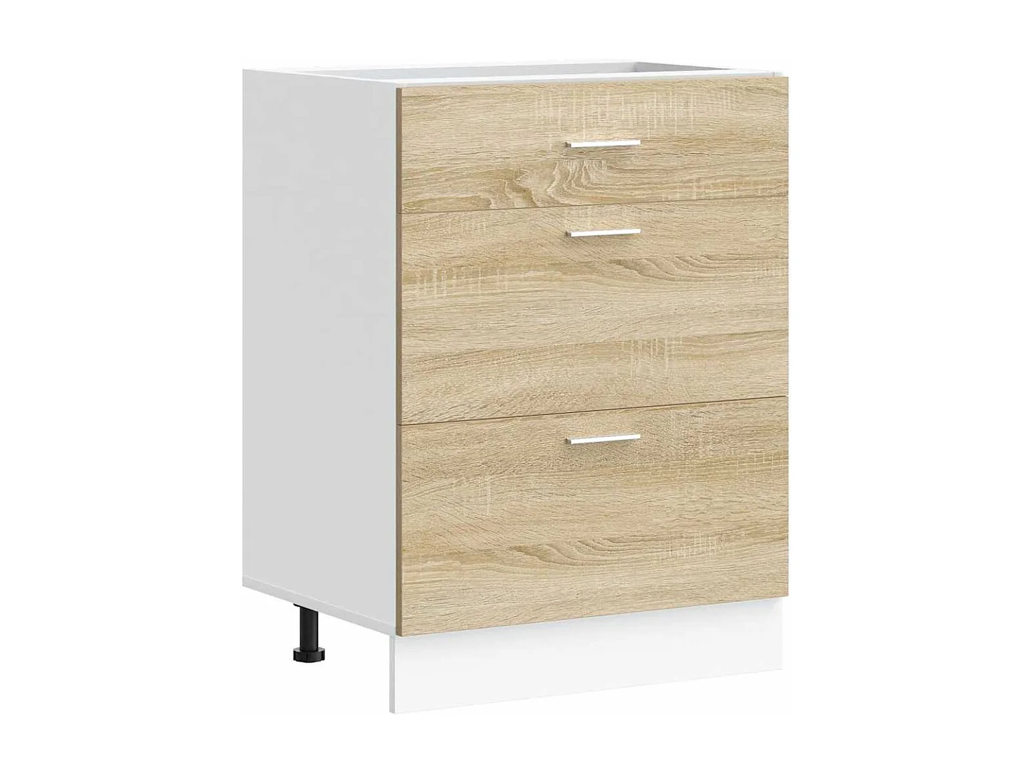 Meuble bas de cuisine Chêne Sonoma Bois d'ingénierie