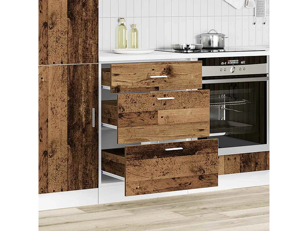 Meuble bas de cuisine Bois d'ingénierie ancien