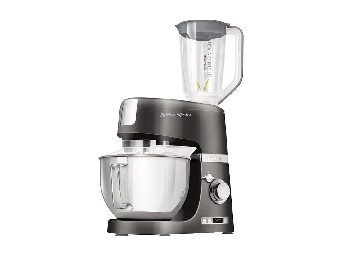 Robot kuchenny Sencor STM 7878BK czarny 1000W miska ze stali nierdzewnej 4,5L 8 prędkości oświetlenie LED