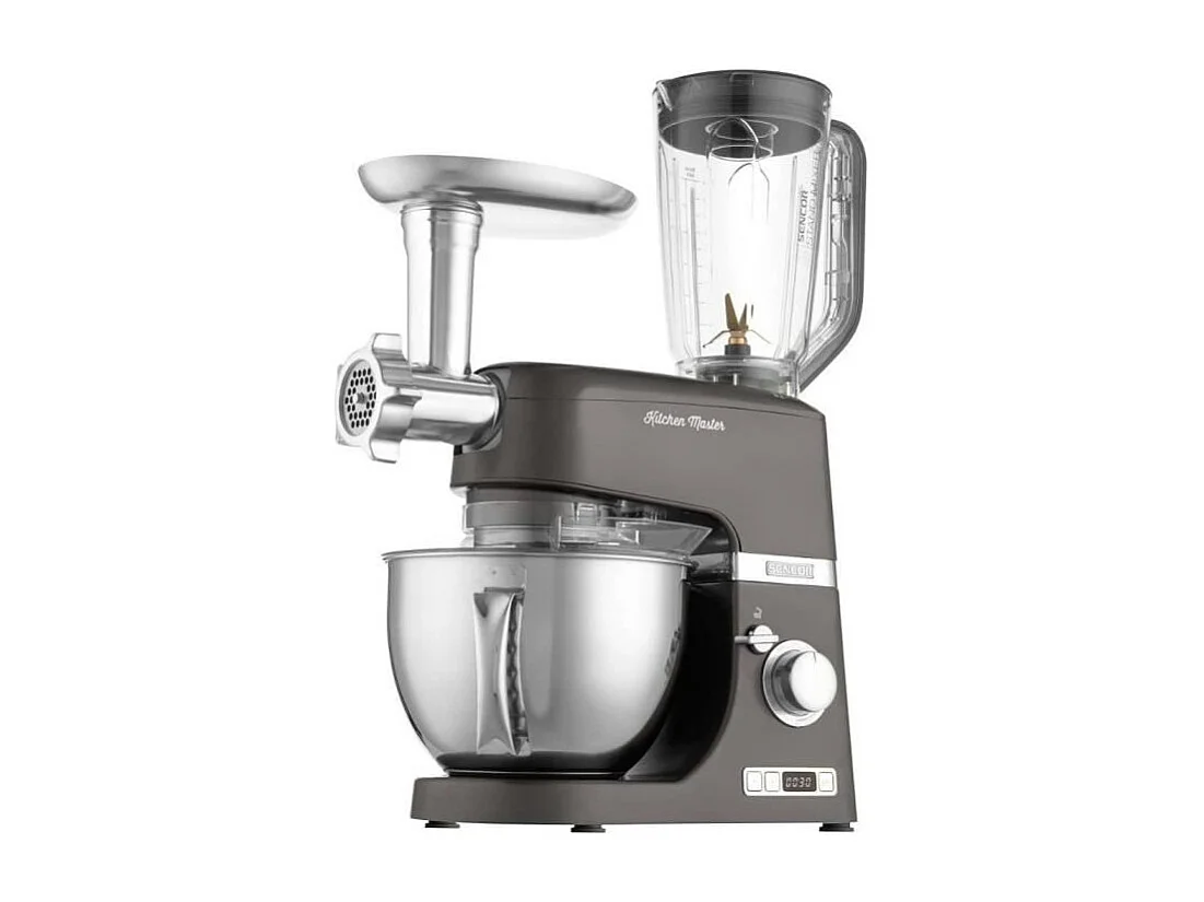 Robot kuchenny Sencor STM 7878BK czarny 1000W miska ze stali nierdzewnej 4,5L 8 prędkości oświetlenie LED