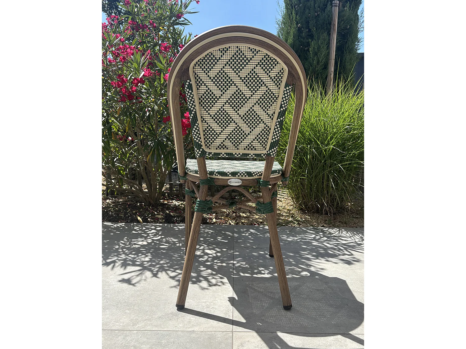 Fauteuil de jardin empilable en aluminium - BISTRO