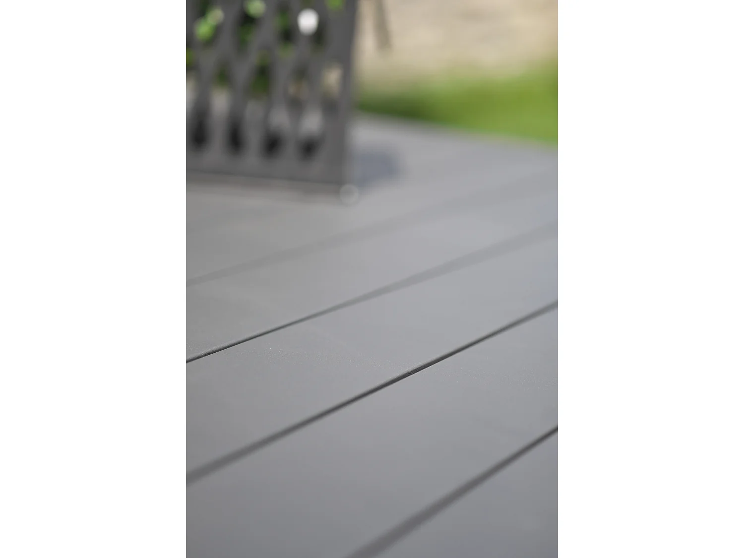 Ensemble repas de jardin 6 places en aluminium