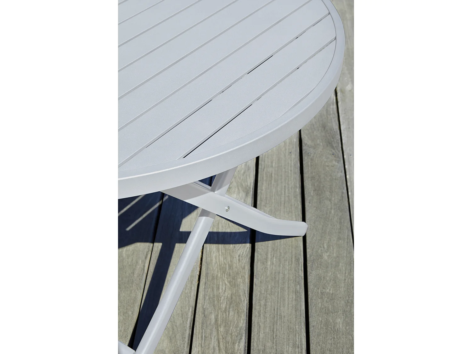 Ensemble repas de jardin 4 places en aluminium