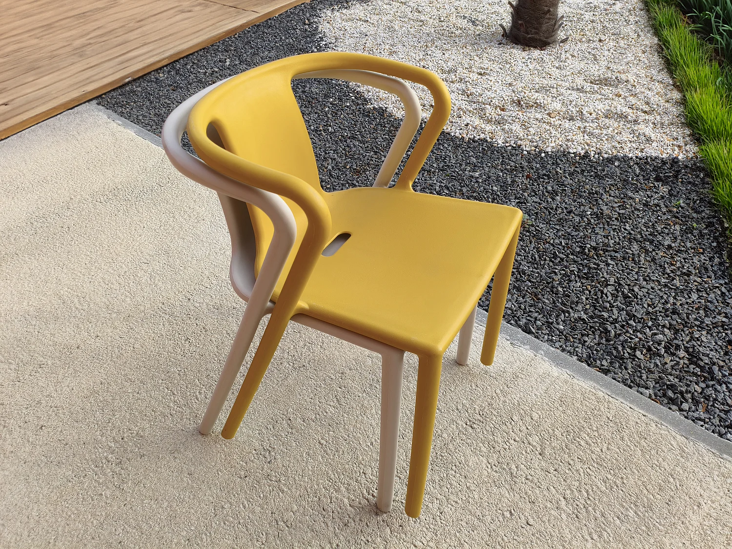 Ensemble repas de jardin 6 places en aluminium laqué  - MEET