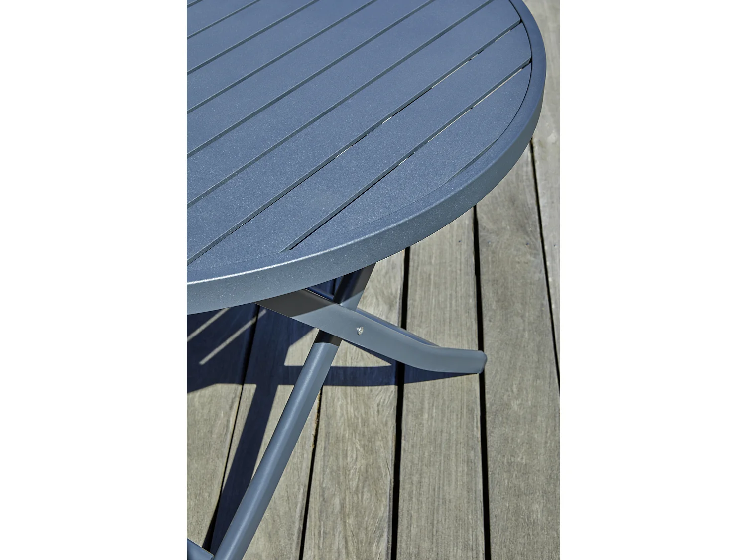 Ensemble repas de jardin 4 places en aluminium