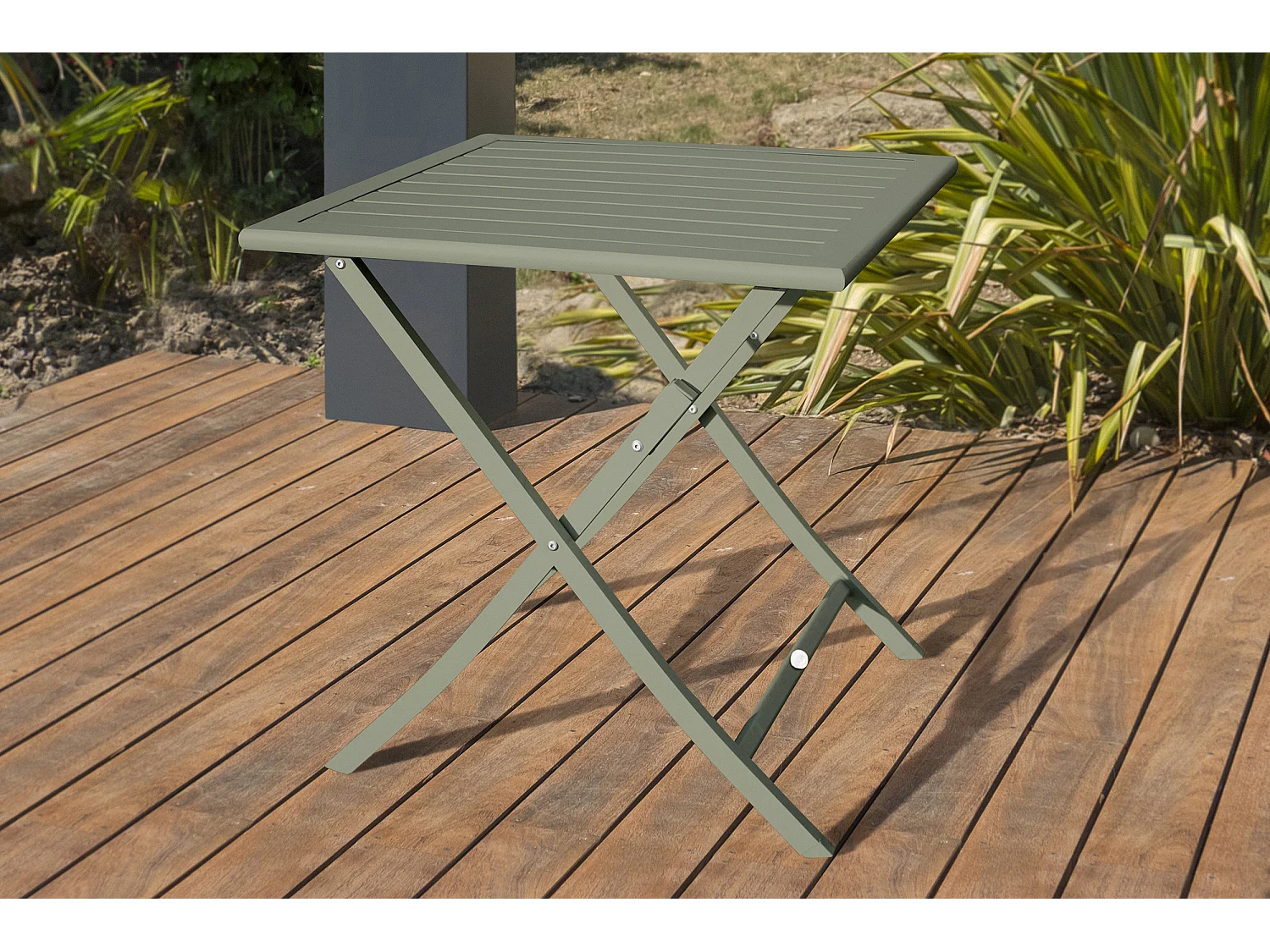 Ensemble repas de jardin 2 places en aluminium