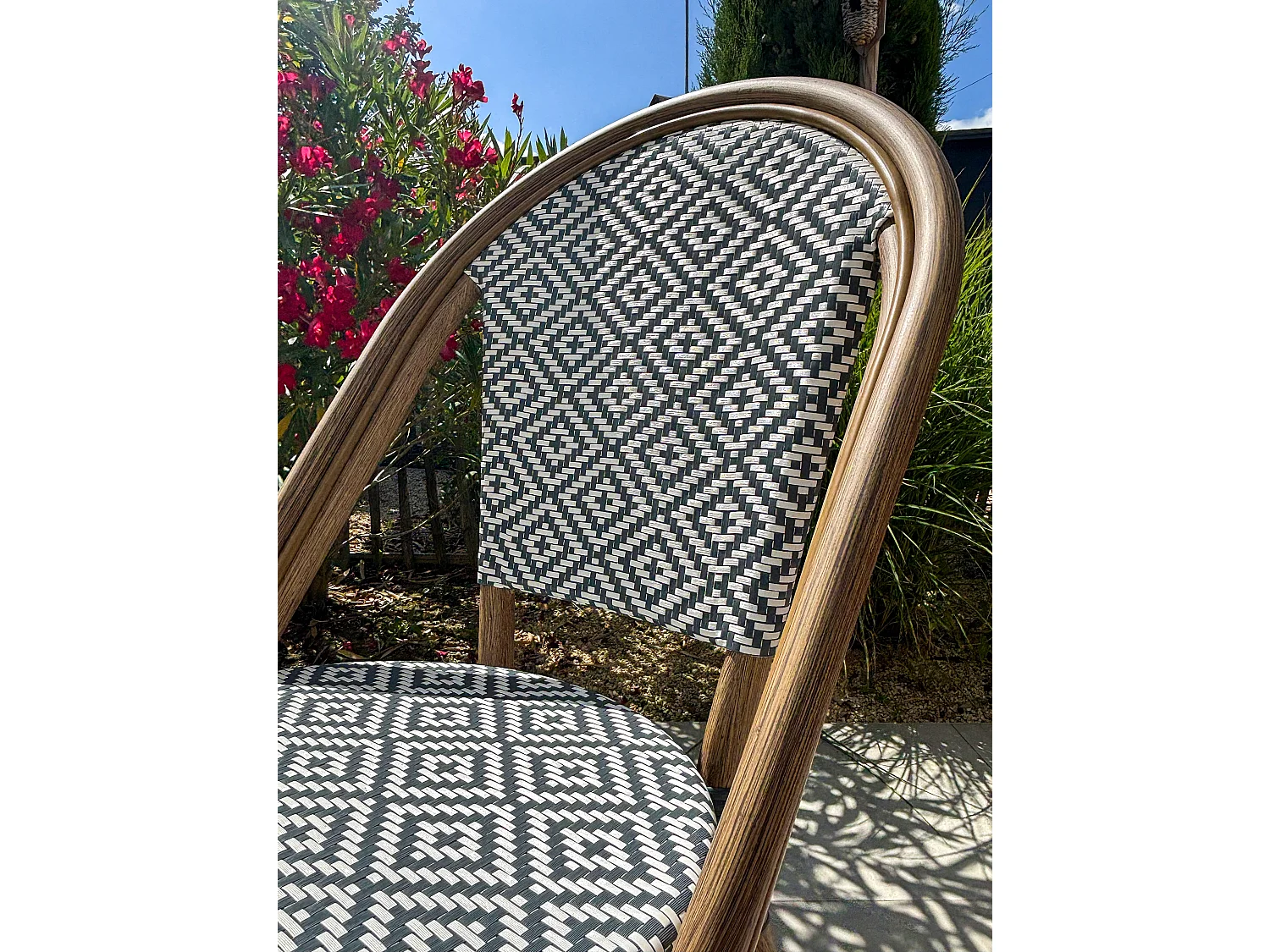 Fauteuil de jardin empilable en aluminium - BISTRO