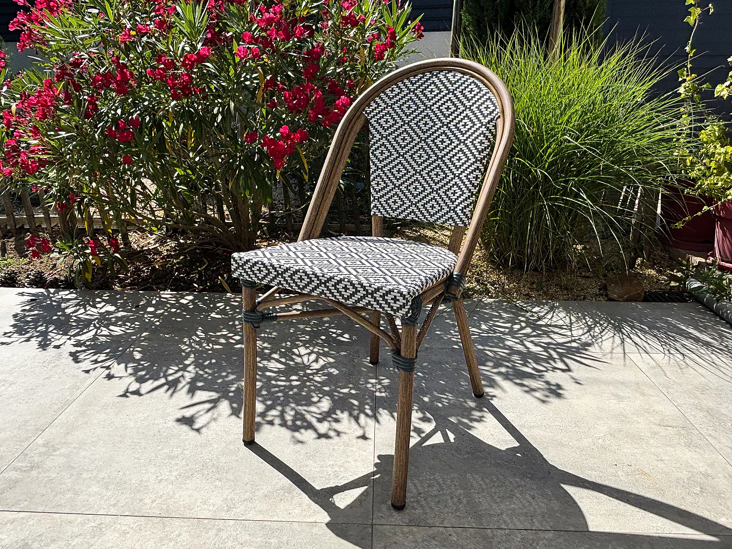 Fauteuil de jardin empilable en aluminium - BISTRO