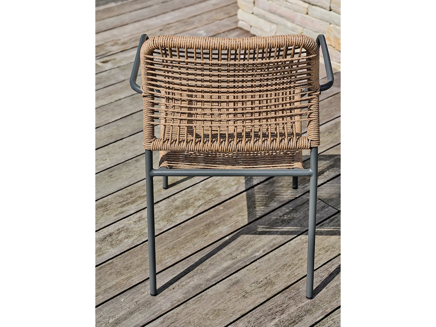 Conjunto de 2 poltronas de jardim