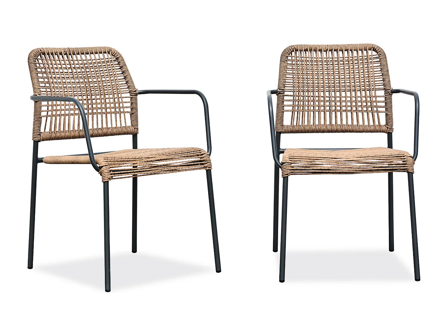 Conjunto de 2 poltronas de jardim