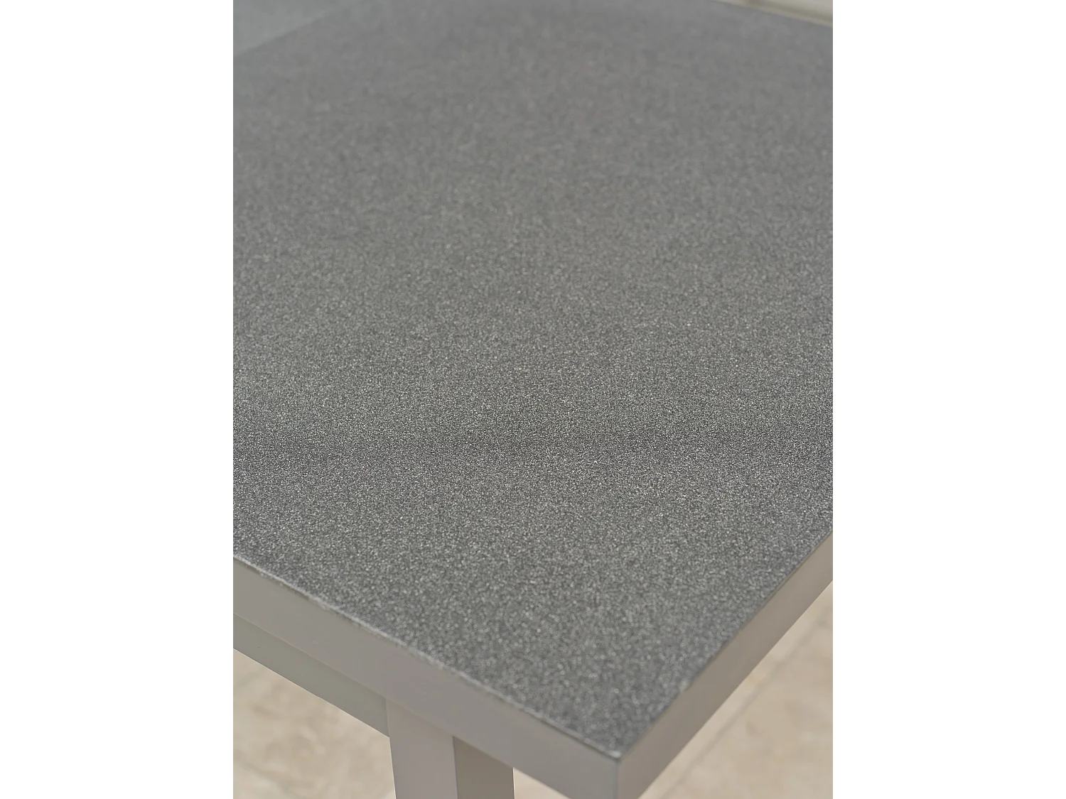 Conjunto de comedor de 8 plazas en aluminio