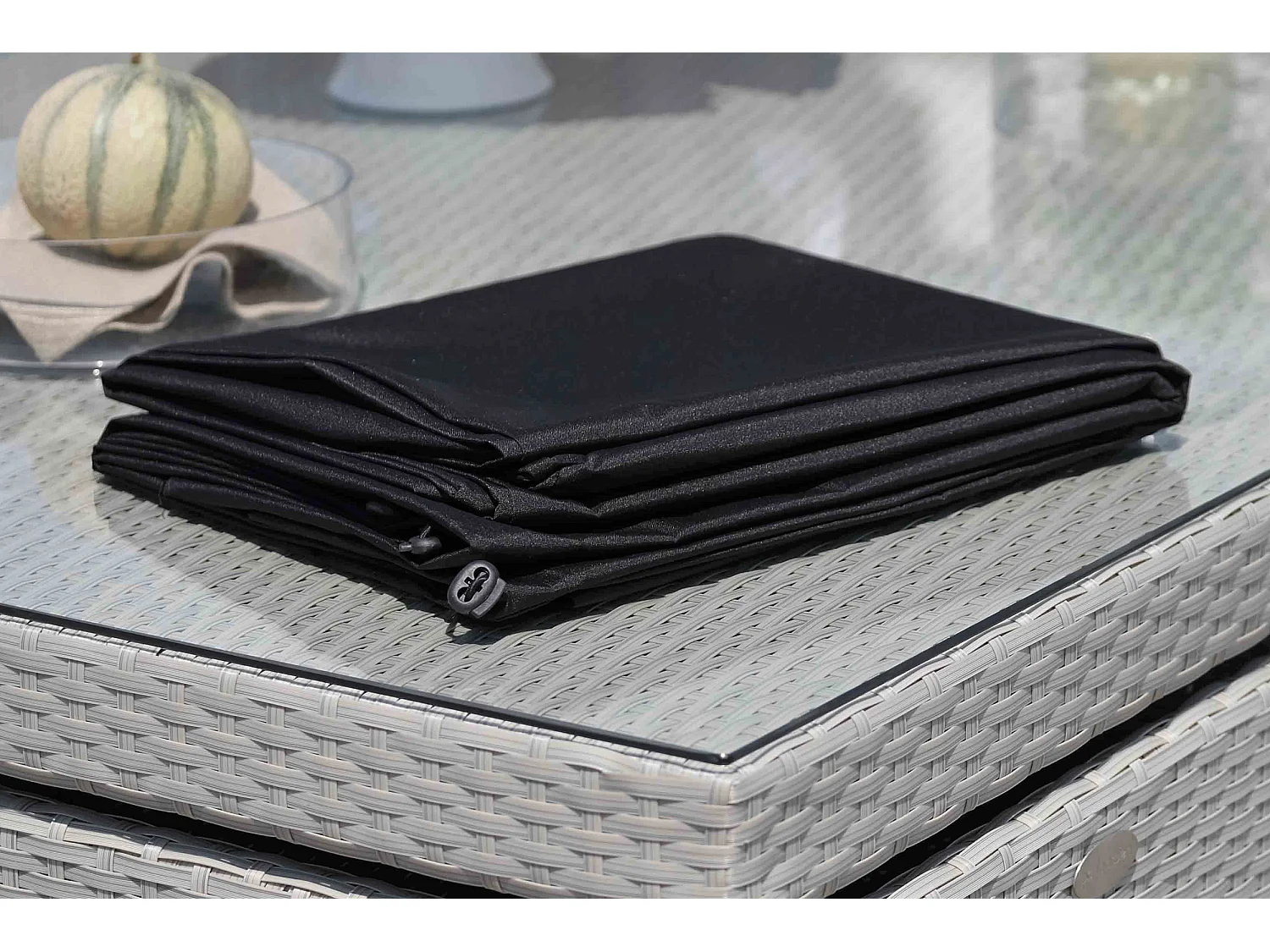 Housse de protection pour table de jardin 4 places en polyester