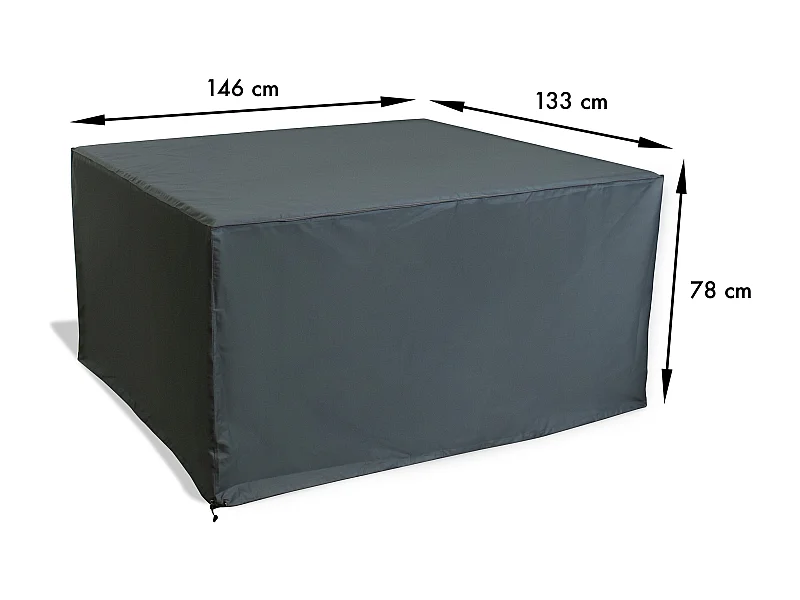 Housse de protection pour table de jardin en polyester