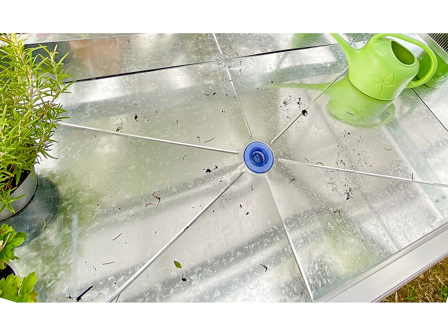 Mini-Gartengewí¤chshaus, Stahlverzinktem