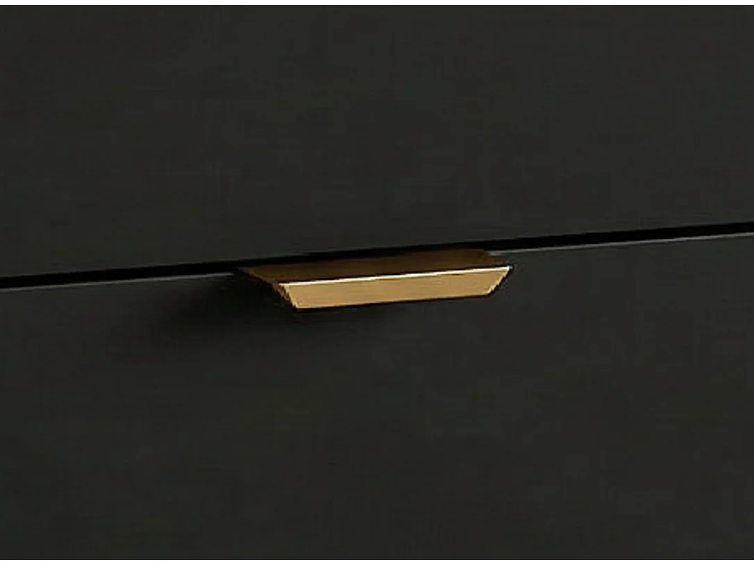 Badezimmer-Set 80 cm Schrank mit Arbeitsplatte Säule Eiche Artisan / Schwarz Orio