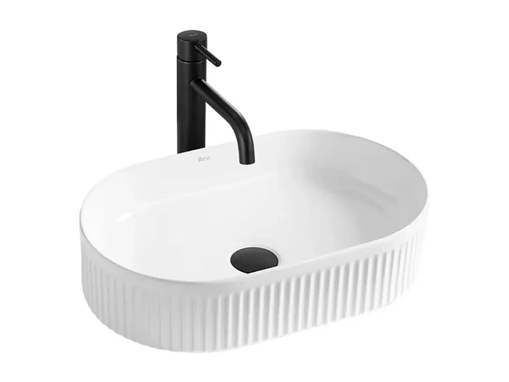 Conjunto para baño 80 cm Armario con encimera, estantería y lavabo Roble Artisan / Cachemira Orio