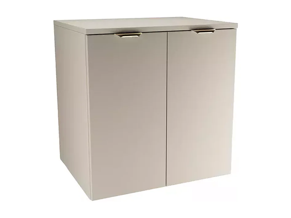 Armario de cachemira para lavabo con encimera de 60 cm y 2 puertas Orio