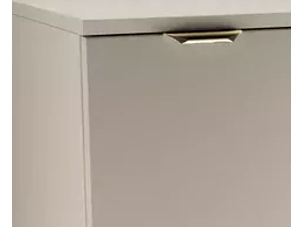 Armario de cachemira para lavabo con encimera de 60 cm y 2 puertas Orio