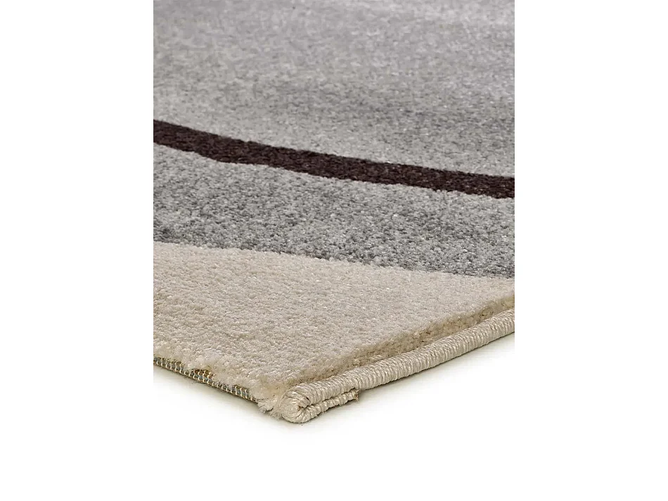 Tapis intérieur - abstrait - beige / gris - 120 x 180 cm - LESSIA