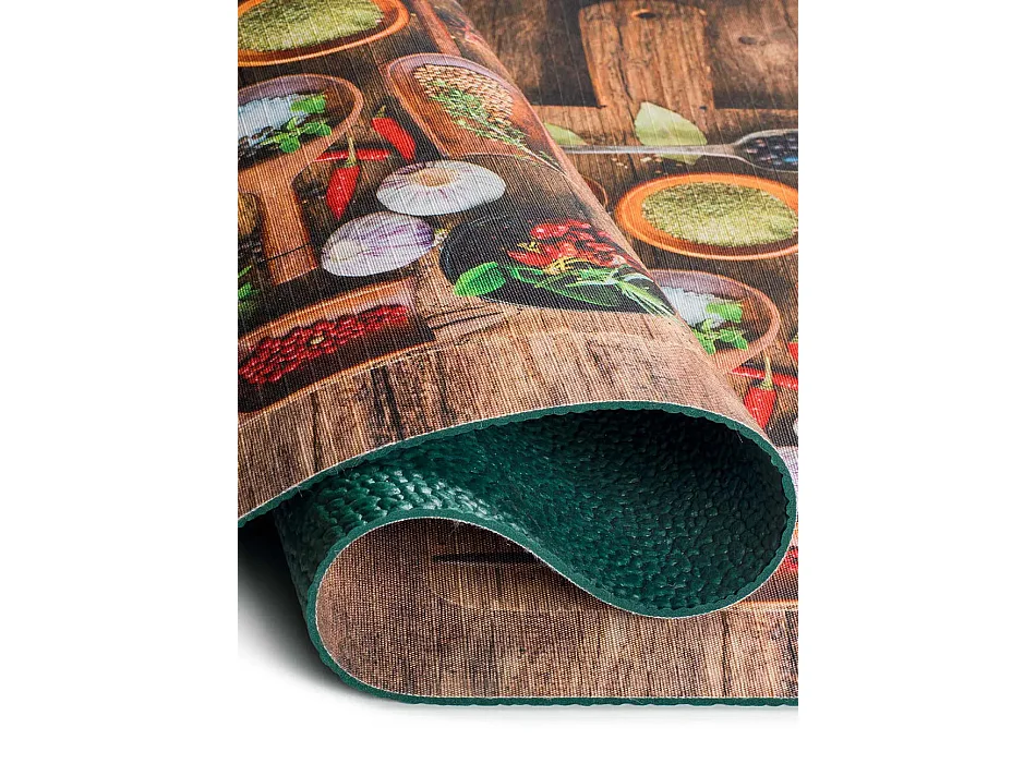 Keukentapijt - ontwerpen met kruiden - veelkleurig - 52x100 cm - RICCI