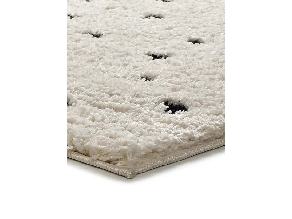 Tappeto interno - shaggy scandinavo - bianco - 200 x 290 cm - ATESA