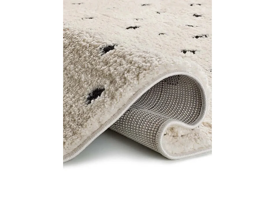 Tappeto interno - shaggy scandinavo - bianco - 200 x 290 cm - ATESA