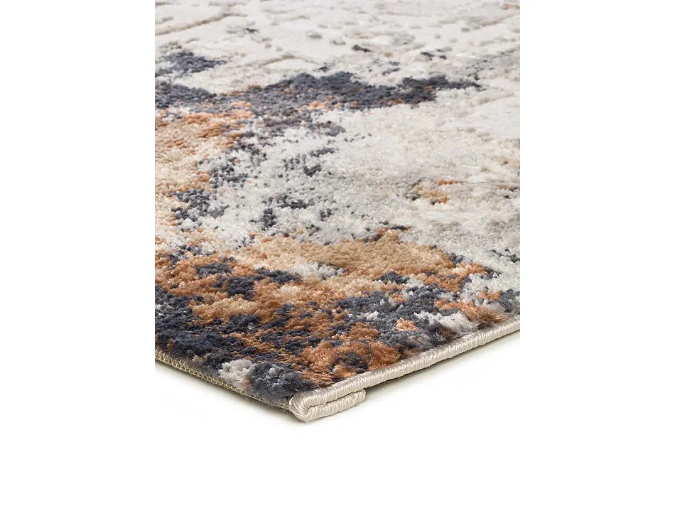 Tapis intérieur - abstrait avec relief - multicolore - 154 x 230 cm - KEOPS