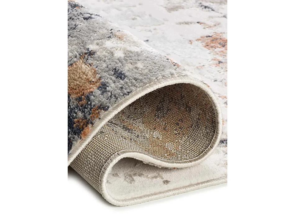 Tapis intérieur - abstrait avec relief - multicolore - 154 x 230 cm - KEOPS