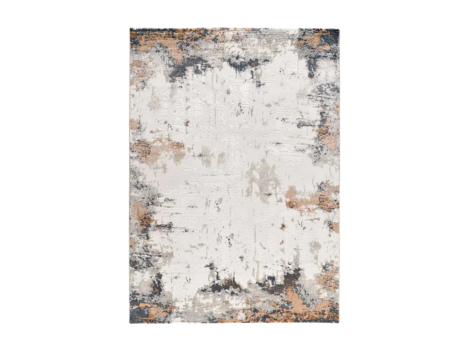 Tapis intérieur - abstrait avec relief - multicolore - 134 x 200 cm - KEOPS