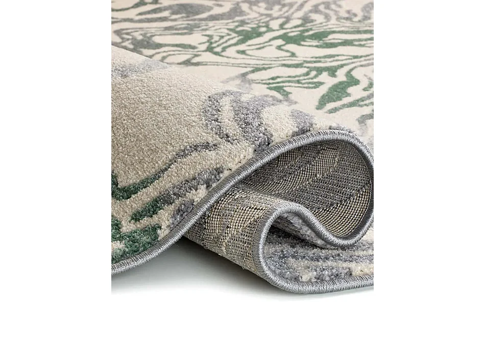 Tapis intérieur - abstrait - vert / gris - 160 x 230 cm - ASTRA