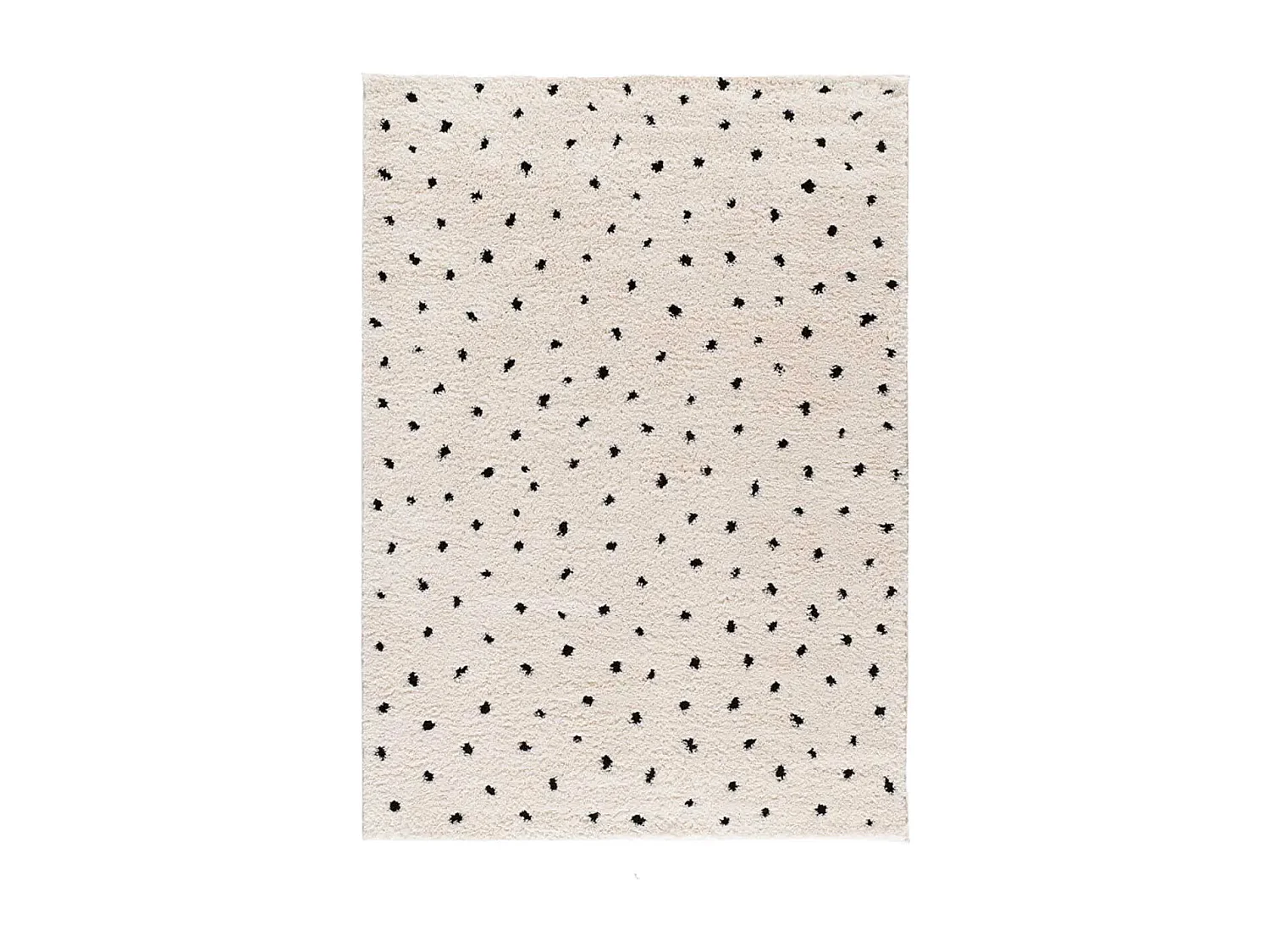 Tappeto interno - shaggy scandinavo - bianco - 160 x 230 cm - ATESA