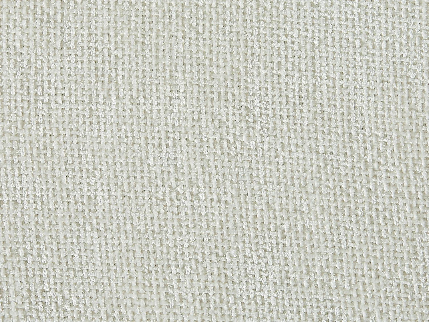 Canapé 2 places en tissu texturé blanc cassé KIMACA