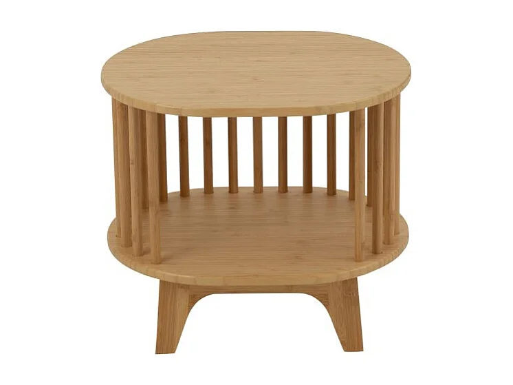 Table de Chevet en Bambou "Live" 46cm Naturel