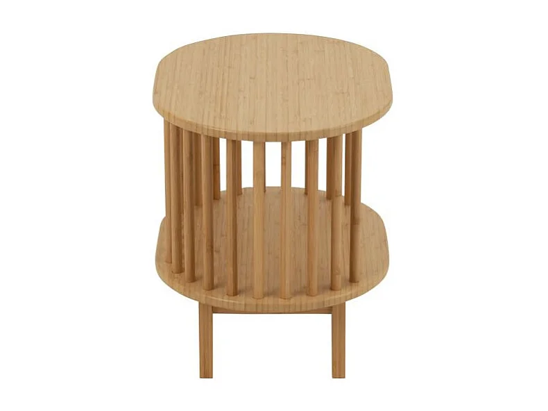 Table de Chevet en Bambou "Live" 46cm Naturel