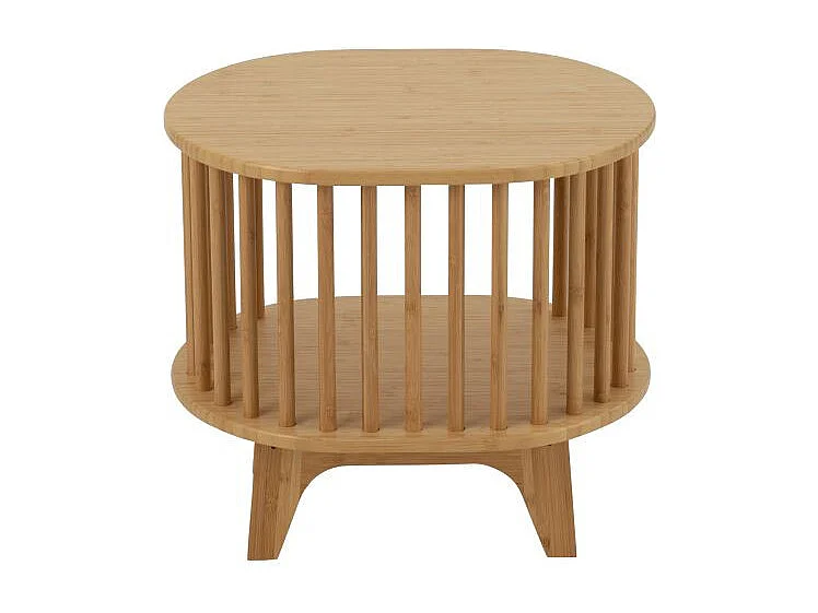 Table de Chevet en Bambou "Live" 46cm Naturel