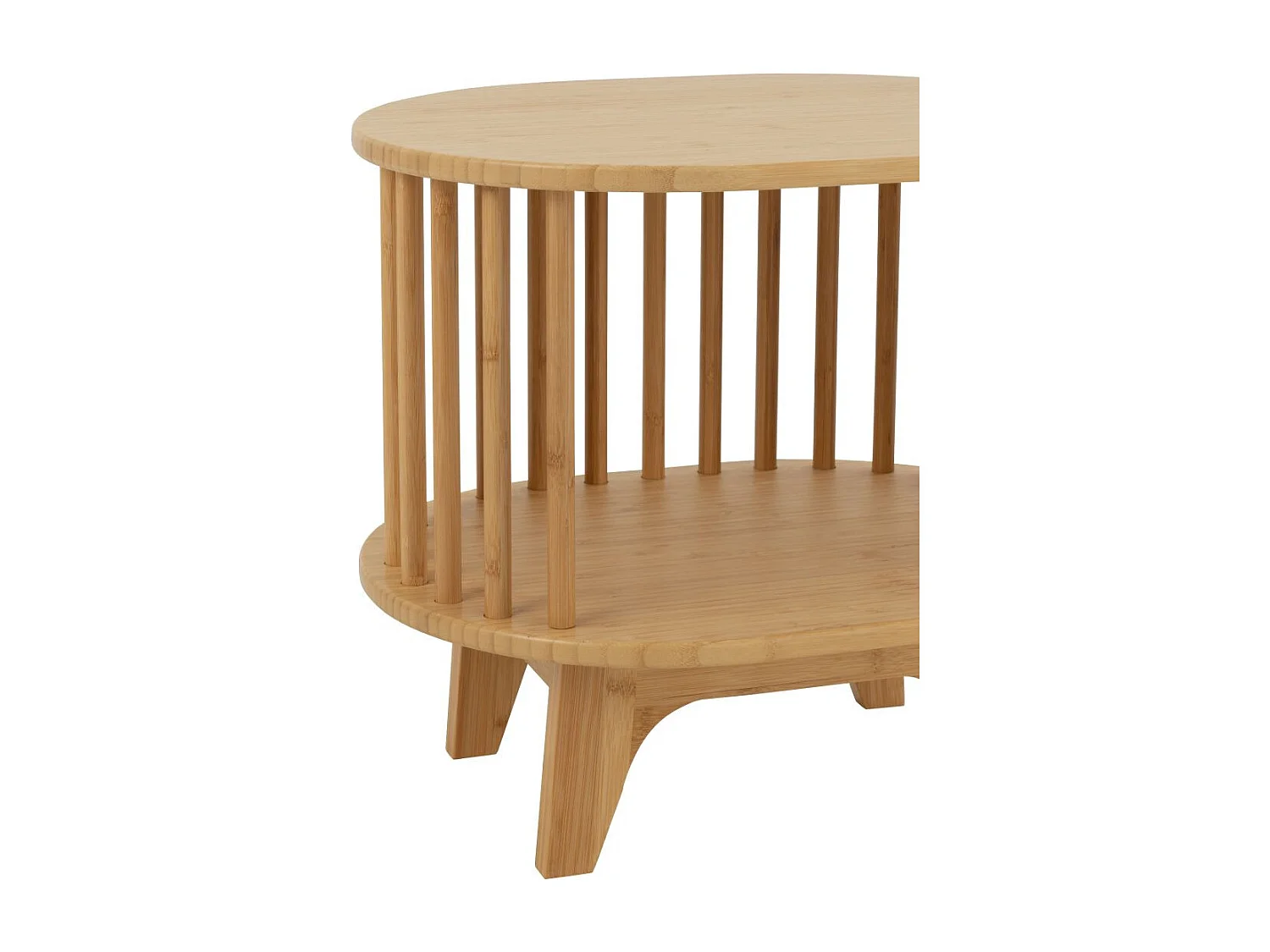 Table de Chevet en Bambou "Live" 46cm Naturel