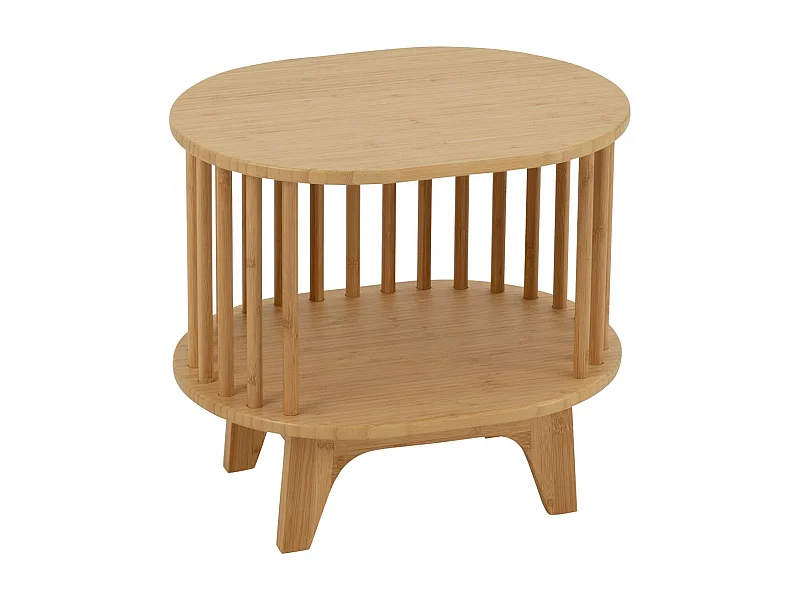 Table de Chevet en Bambou "Live" 46cm Naturel