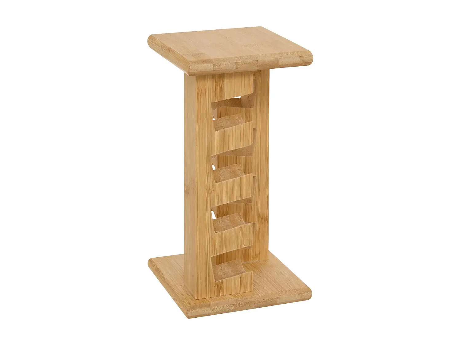 Présentoir à Épices en Bambou "Cozy" 26cm Naturel