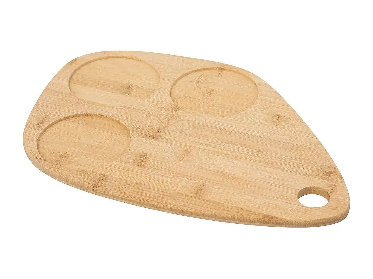 Service Apéritif 4 Pièces "Bambou" 35cm Noir