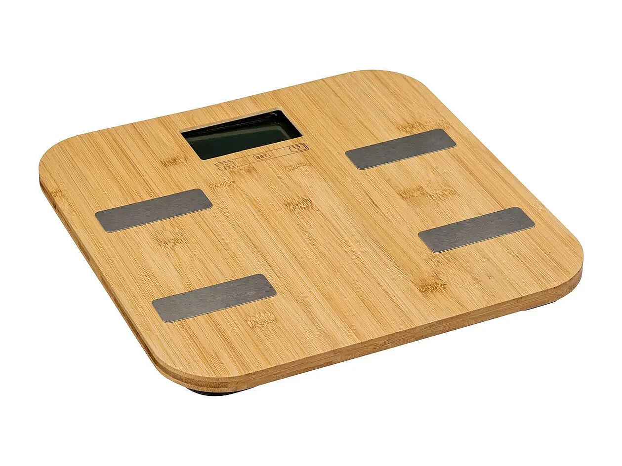 Pèse-Personne en Bambou "Digital" 28cm Naturel
