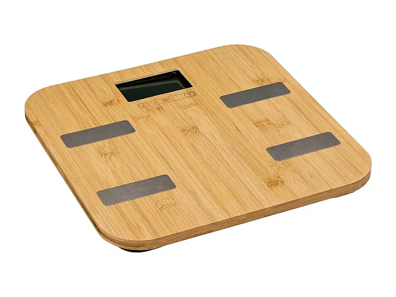Pèse-Personne en Bambou "Digital" 28cm Naturel