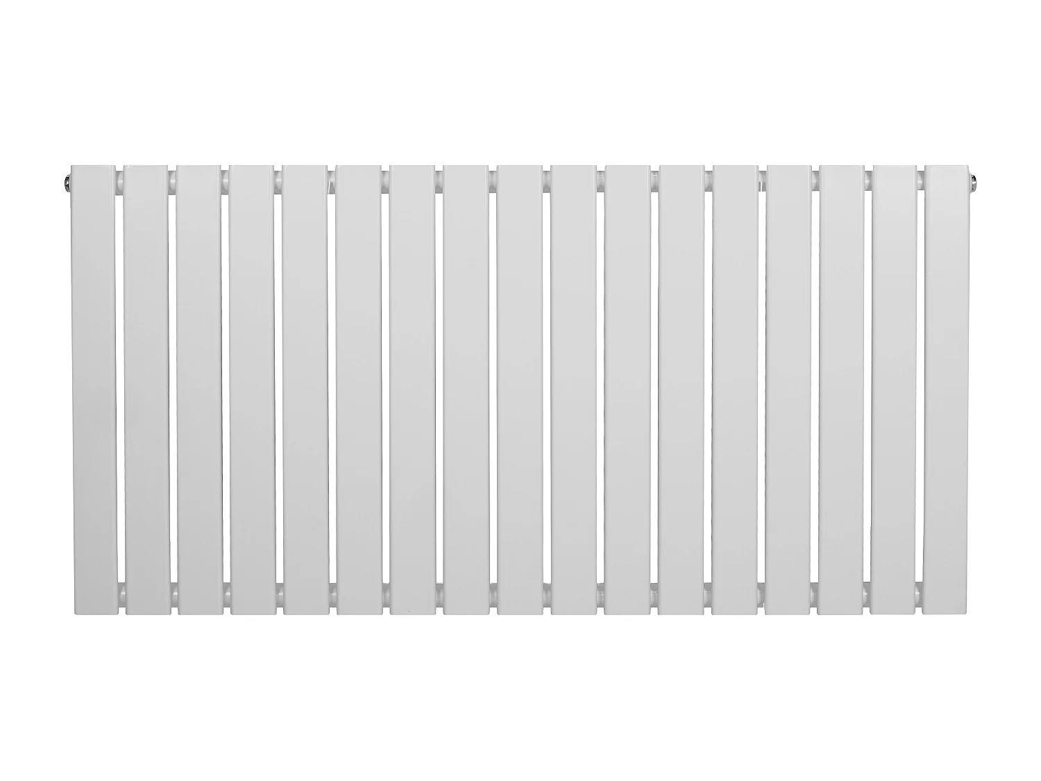 Horizontale Design Radiator Vlakke Panelen - 1 kolom - wit - 600 x 1190mm