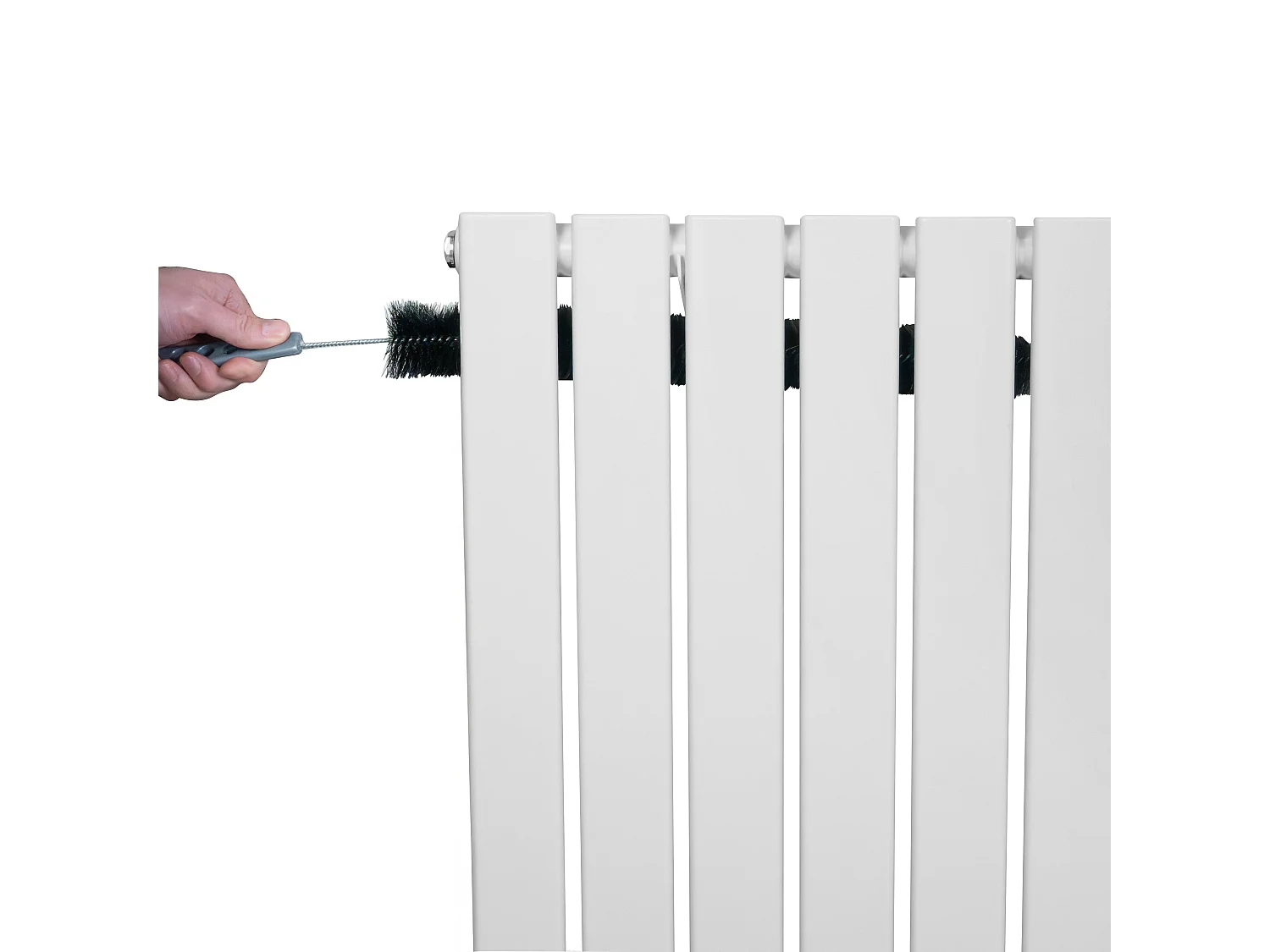 Horizontale Design Radiator Vlakke Panelen - 1 kolom - wit - 600 x 1190mm