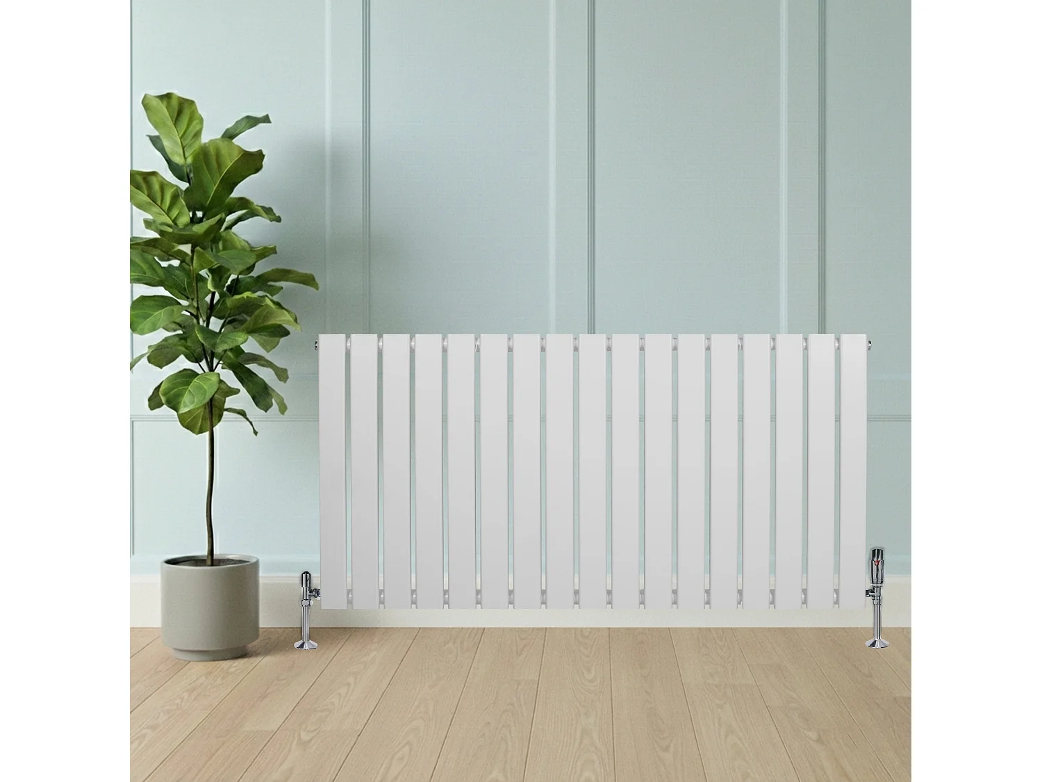 Flachheizkörper – 600mm x 1190mm – Weiß