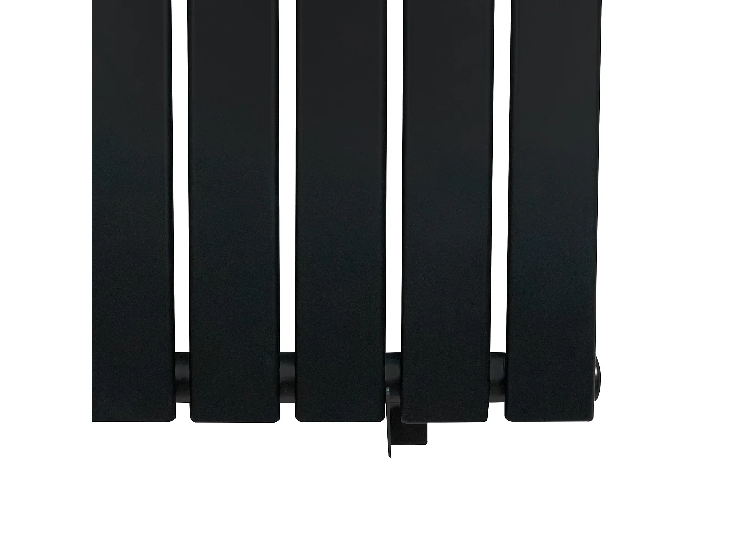 Flachheizkörper – 600mm x 1190mm – Schwarz