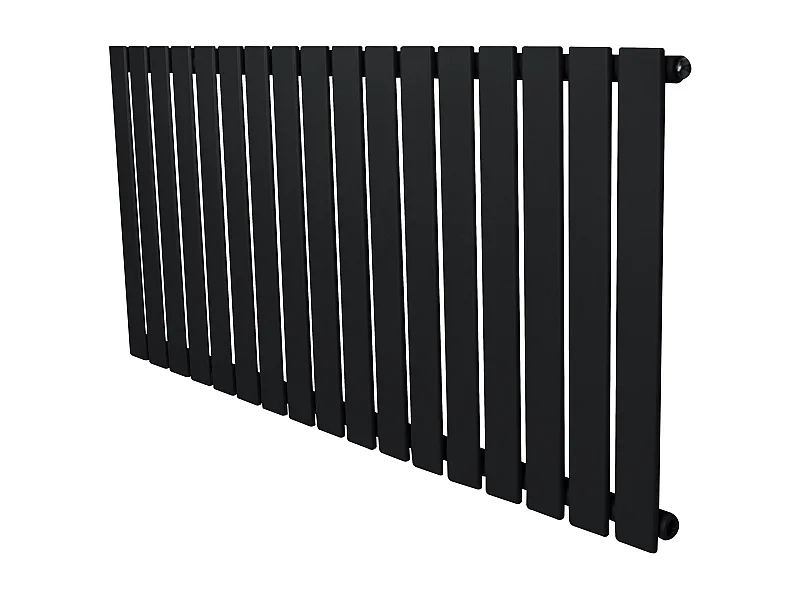 Traditionele 4-Kolom Radiator - 300 x 1505 mm - Zwart