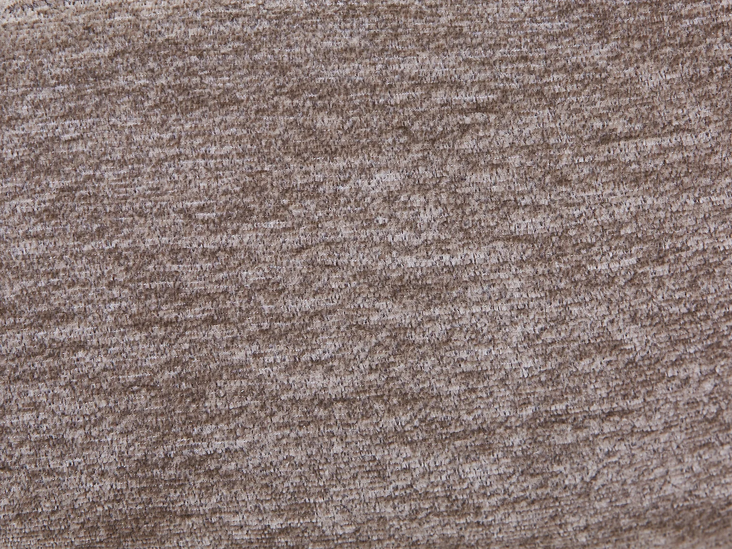 Lot de 6 chaises en tissu texturé et métal noir - Taupe - ALORINA