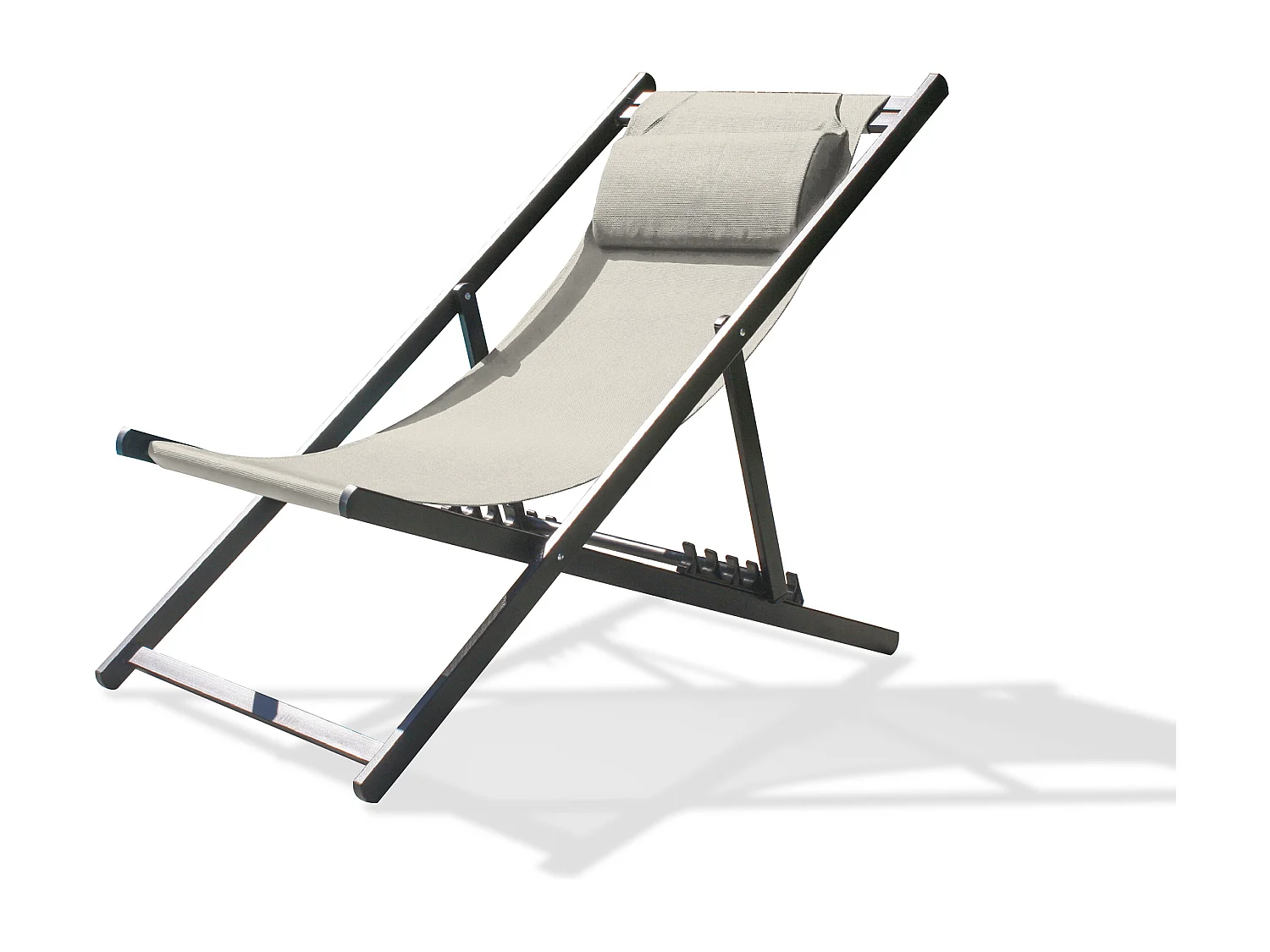 Chilienne de Jardin Pliante "Julia" 102cm Gris Anthracite