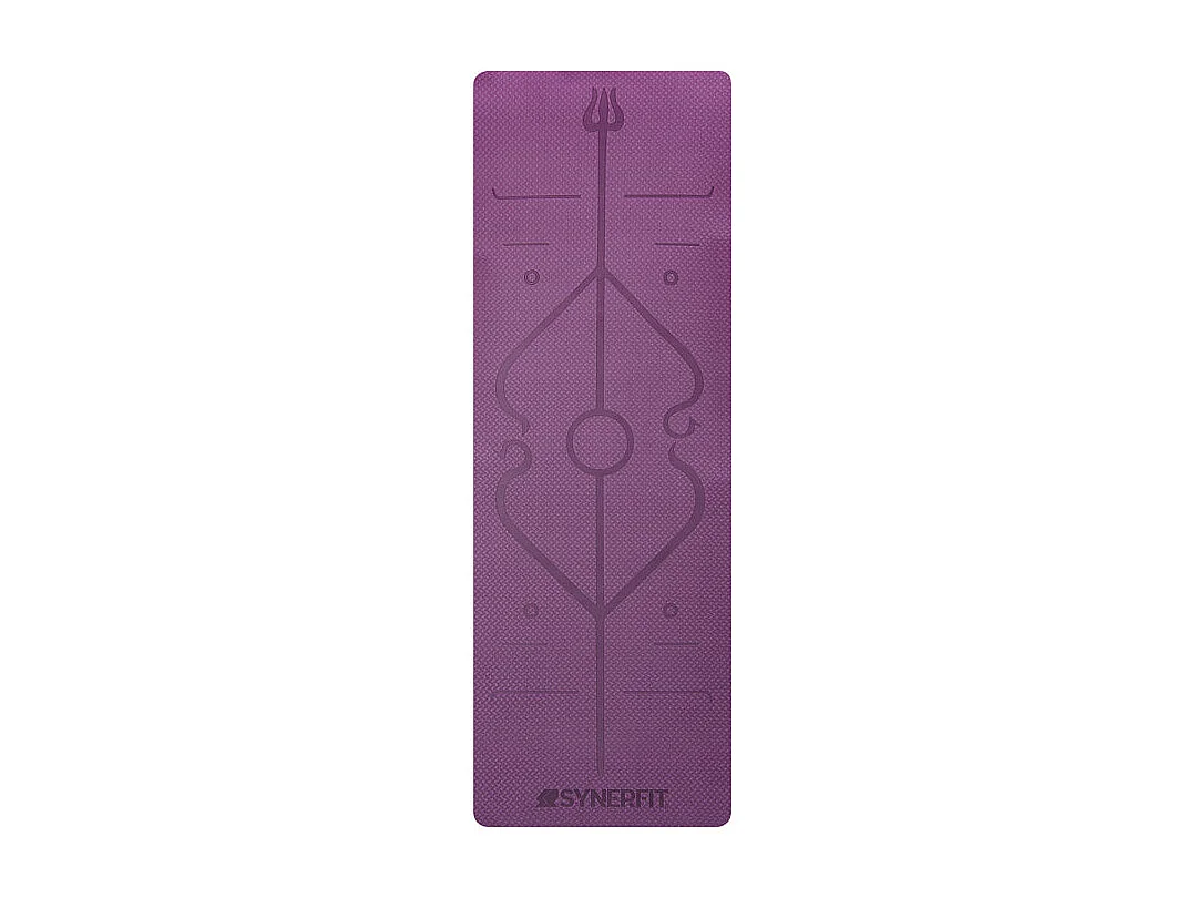 Tapis de Yoga antidérapant - Modèle Zenith -en caoutchouc naturel colorie   Rose