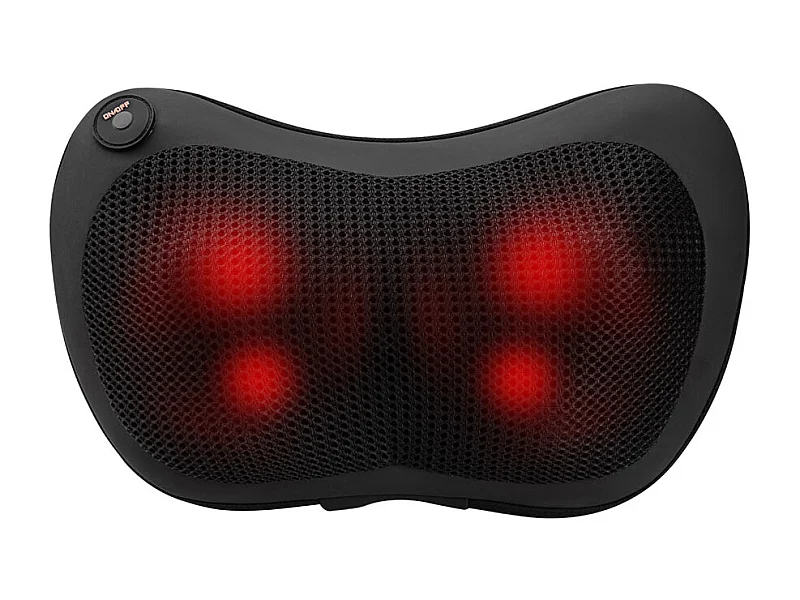 Coussin de massage Shiatsu thermique  4 vitesses,8 têtes de massage- Modèle  Balnéa  colorie Noir